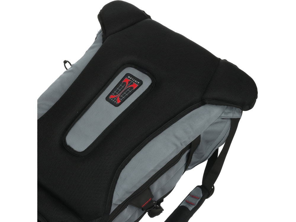 Рюкзак TORBER DRIVE с отделением для ноутбука 15, серый/красный, полиэстер 1680D, 36x17x50 см, 30 л-6