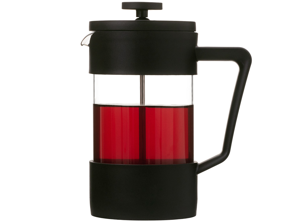 Пластиковый френч-пресс Intense, 600мл, черный-5