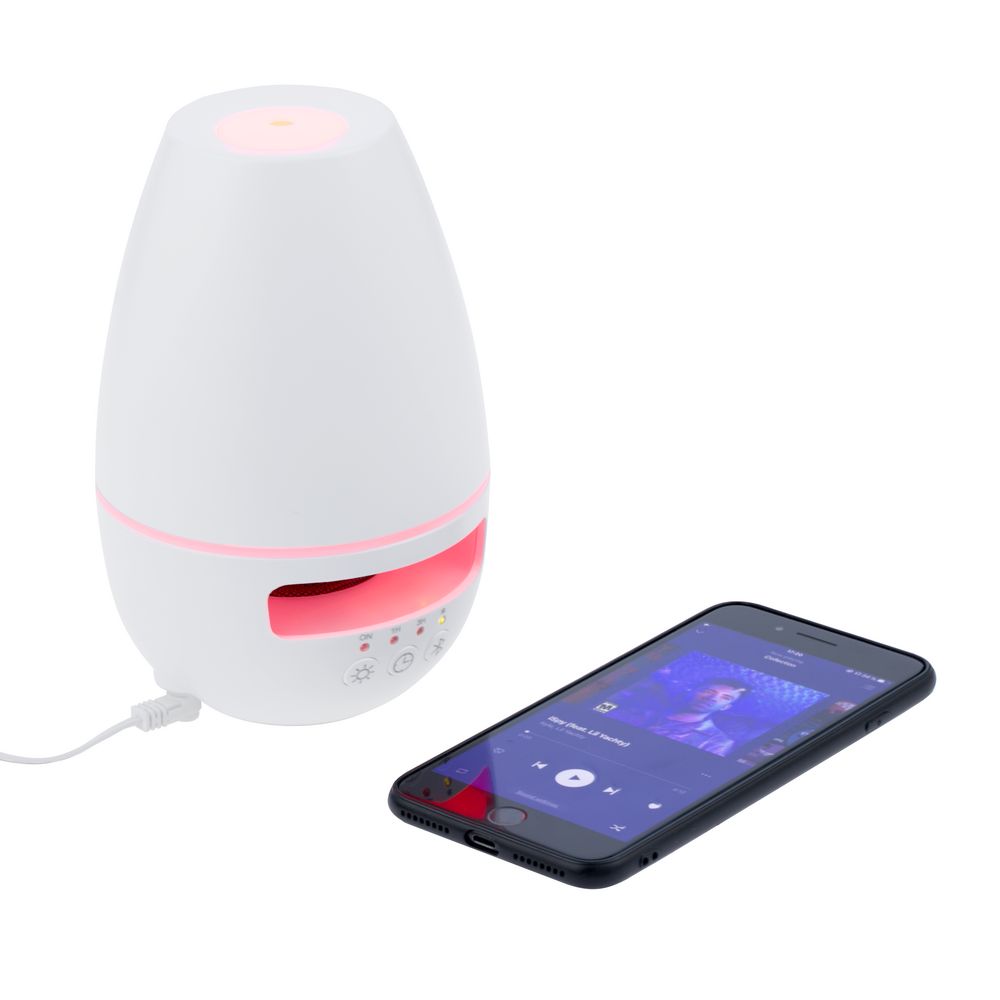 Увлажнитель с колонкой и подсветкой tuneMist, белый-2