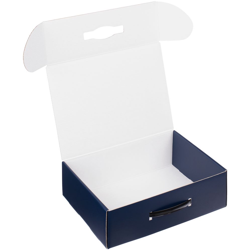 Коробка Matter Light, синяя, с черной ручкой-1