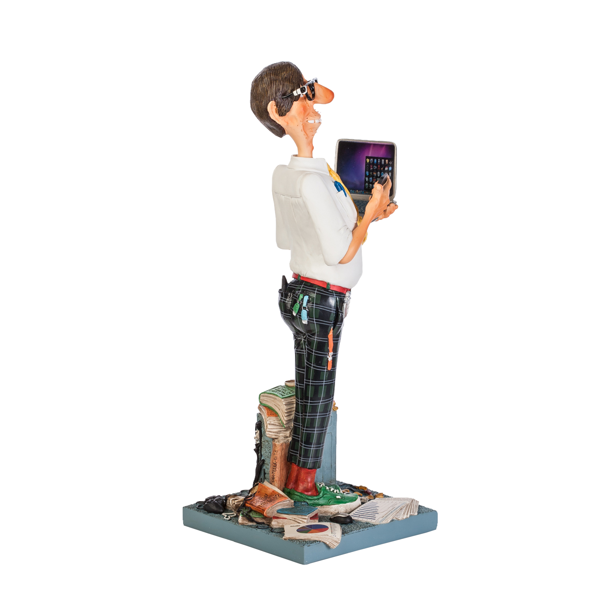 Скульптура "Компьютерный эксперт"-3