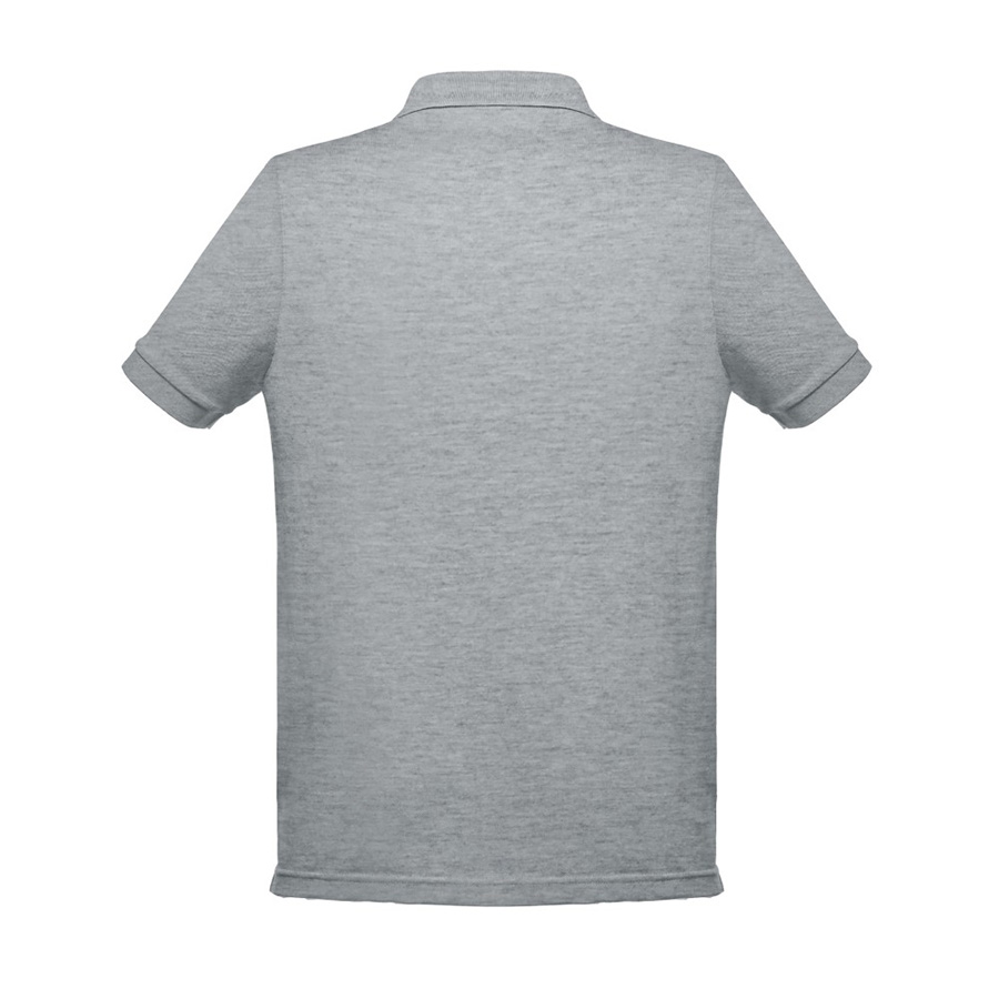 Рубашка-поло мужская BERLIN 200, серый меланж-3