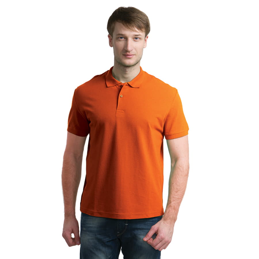 Поло мужское APOLLO 180, оранжевый-1