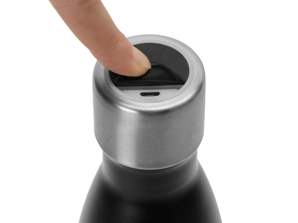 Вакуумная термобутылка с УФ-стерилизацией Photon, черный, 500 мл-3