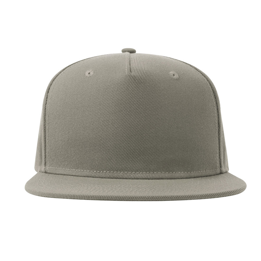 Бейсболка SNAP FIVE-S, 5 клиньев, пластиковая застежка, серый-2