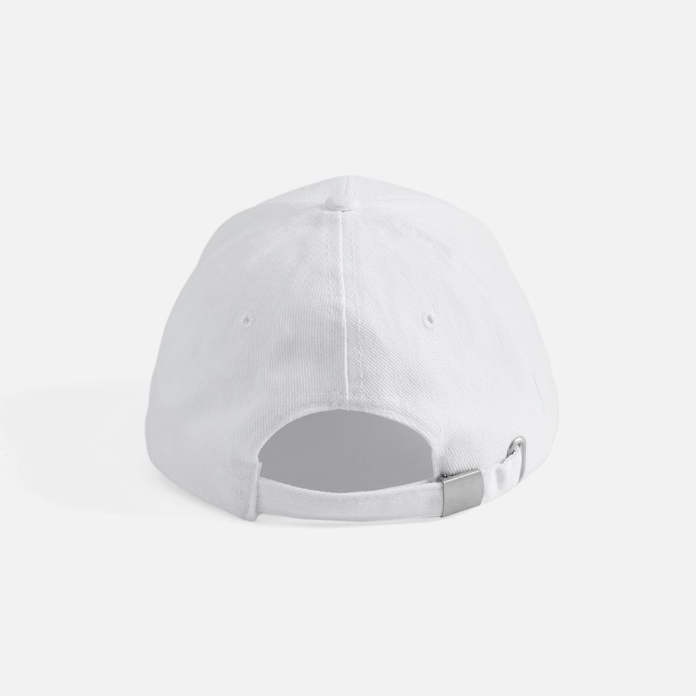 Бейсболка Buffalo, белая с темно-синим-2