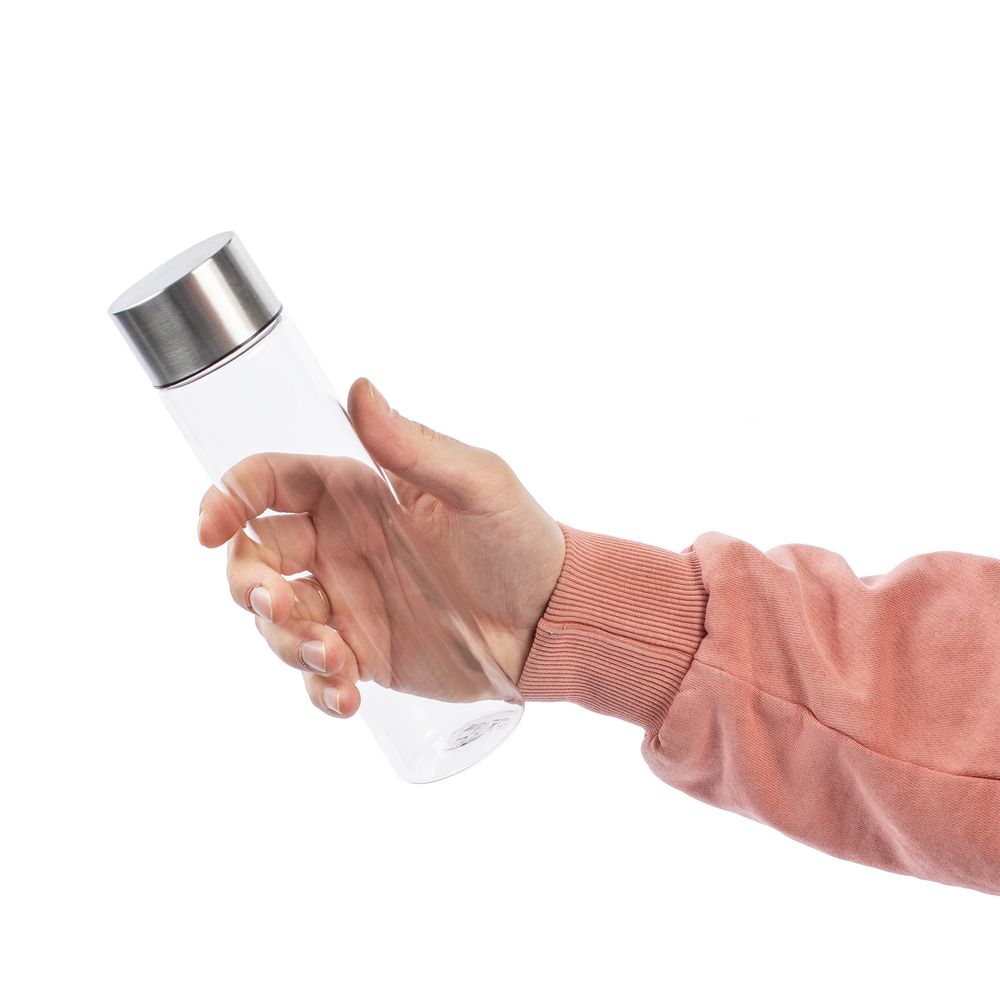 Бутылка для воды Misty, прозрачная-3