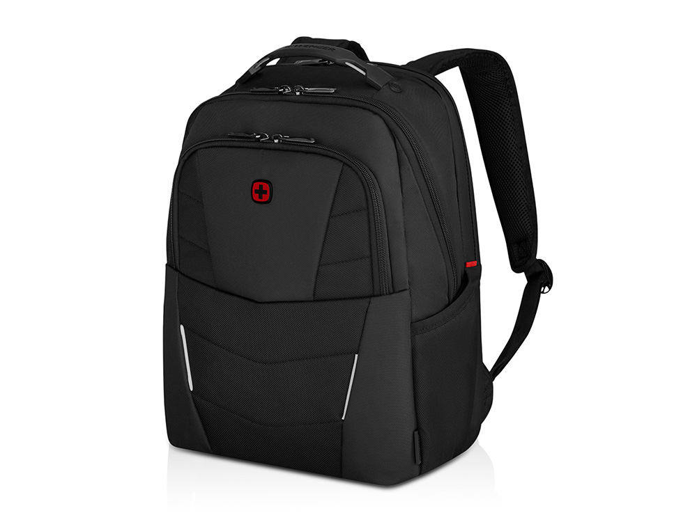 Рюкзак WENGER ALTAIR 15.6, черный, переработанный ПЭТ/Полиэстер, 32х21х44 см, 22 л.-0