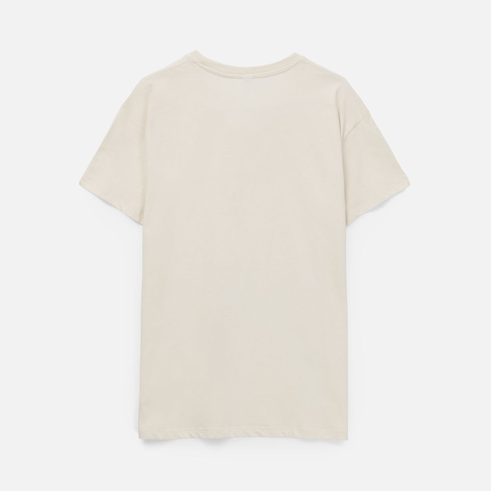 Футболка унисекс Regent 150, светло-бежевая (неокрашенная)-2