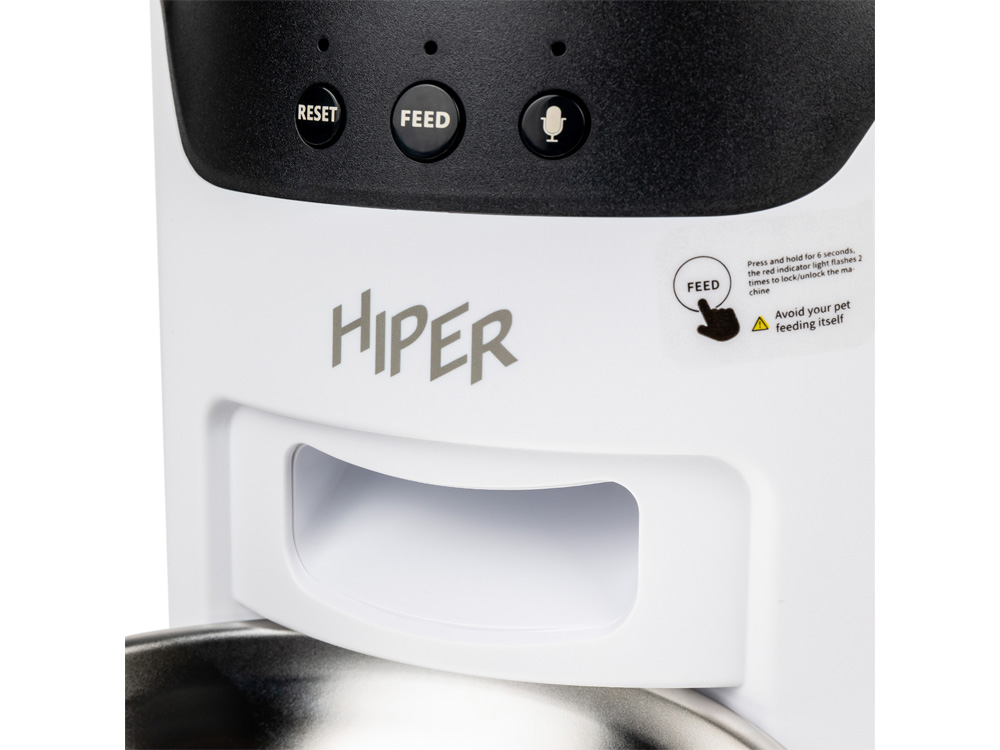Умная Wi-Fi кормушка IoT Pet Feeder, 3000 мл, белый/черный-5