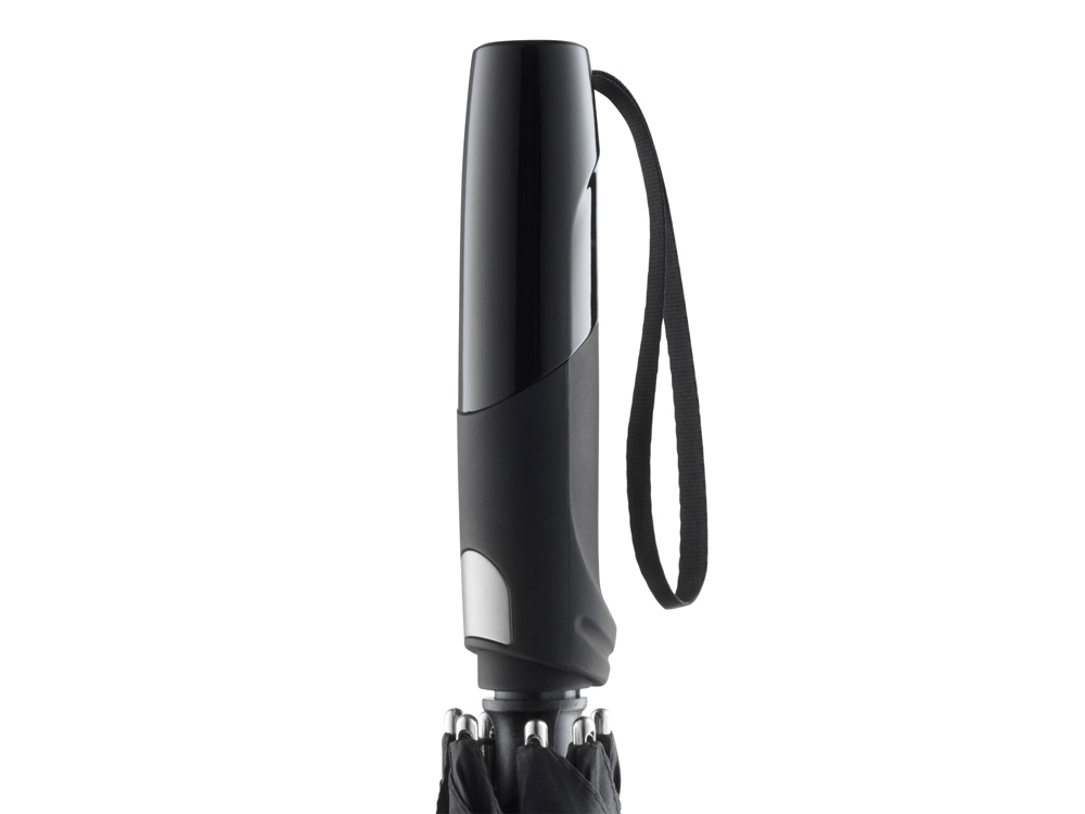 Зонт-трость 7399 Alugolf полуавтомат, черный/титан-5