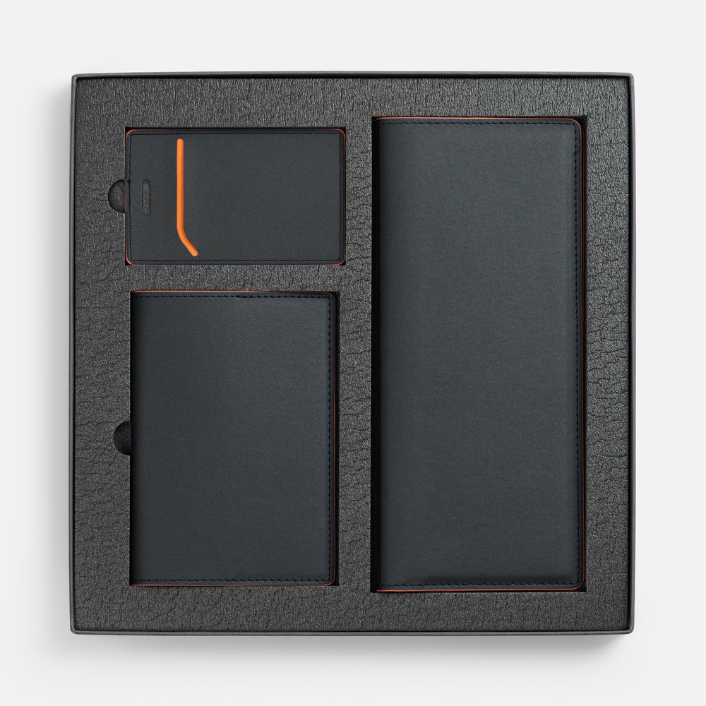 Набор Multimo Simple, черный с оранжевым-1