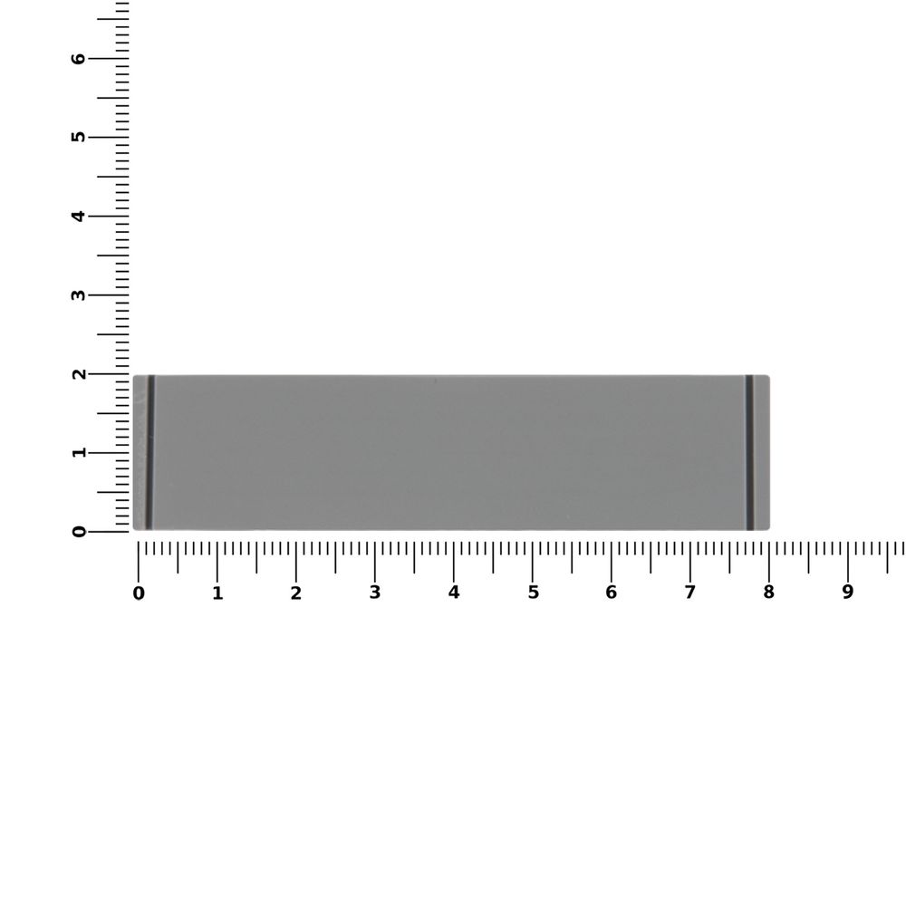 Лейбл из ПВХ Dzeta, S, серый-2