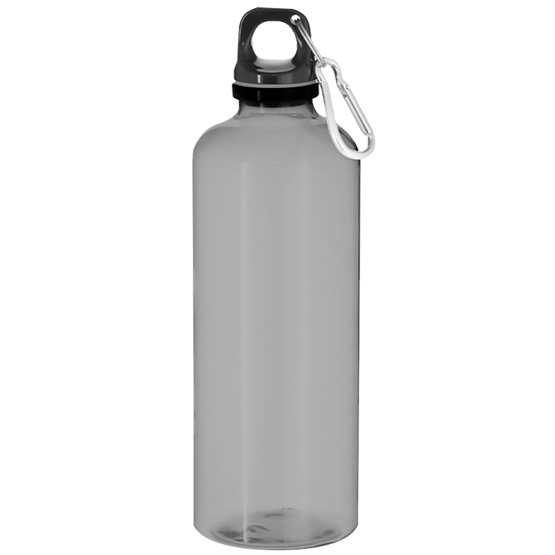 Бутылка пластиковая для воды Clipster, Чёрный-0