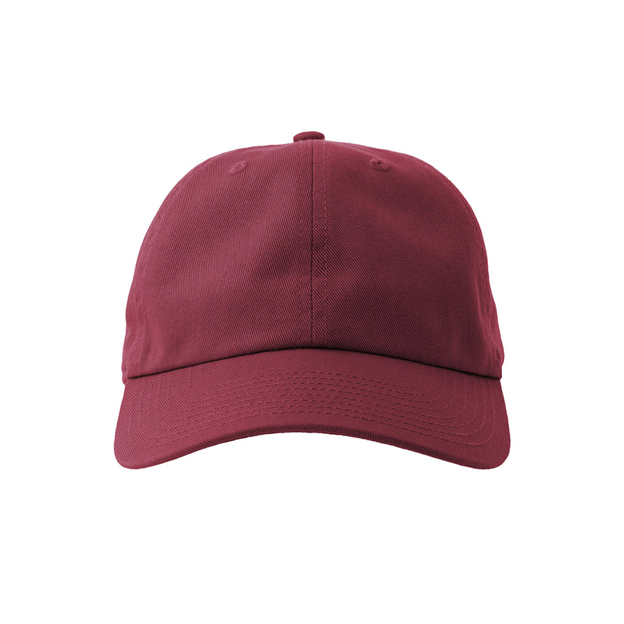 Бейсболка DAD HAT-S, 6 клиньев, металлическая застежка, бордовый-8