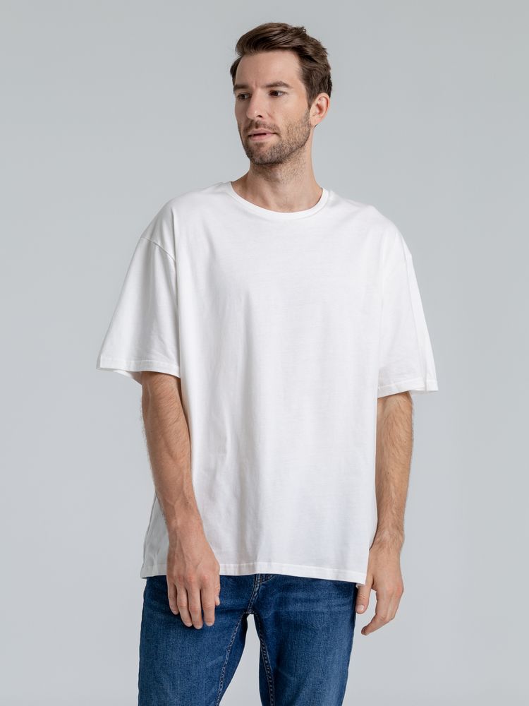 Футболка оверсайз «Чистая соль», молочно-белая-3