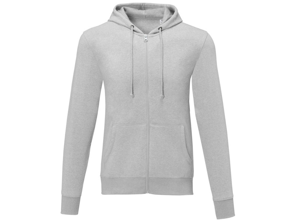 Мужская толстовка на молнии Theron, серый яркий-1