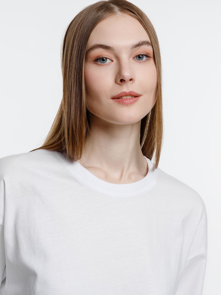 Футболка оверсайз унисекс Base Space, белая-3