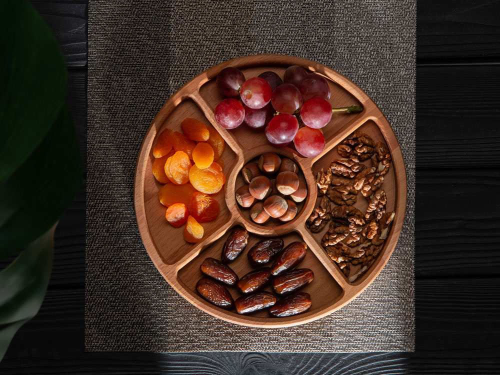 Менажница из бука с пропиткой маслом Delly-8