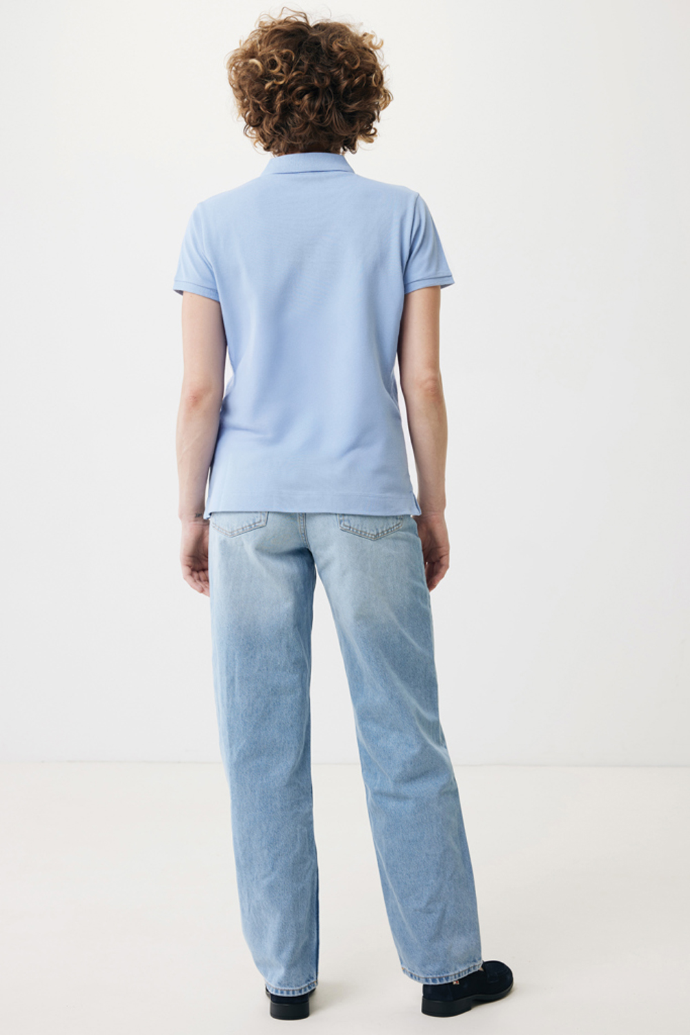 Женская рубашка поло Iqoniq Yosemite из переработанного хлопка-пике, унисекс, 220 г/м²-5