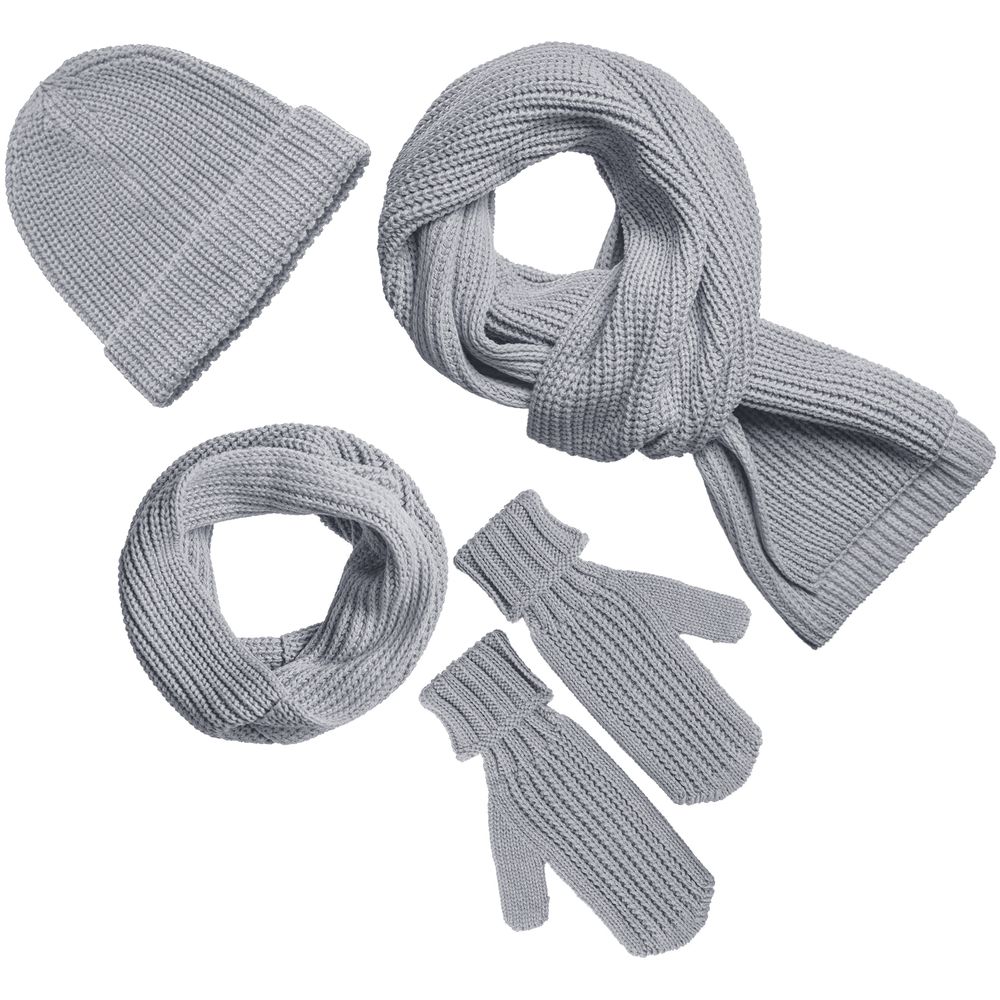 Шапка Nordkyn, светло-серый меланж-2