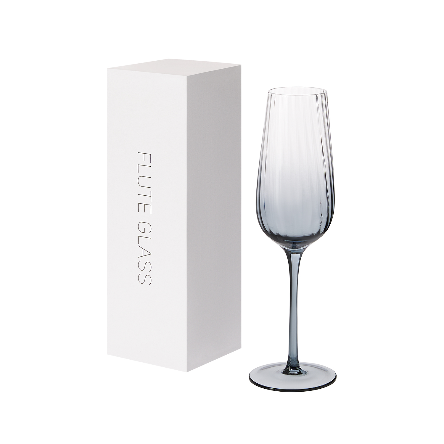 Бокал для шампанского Мансера (Mancera), градиент серый-7