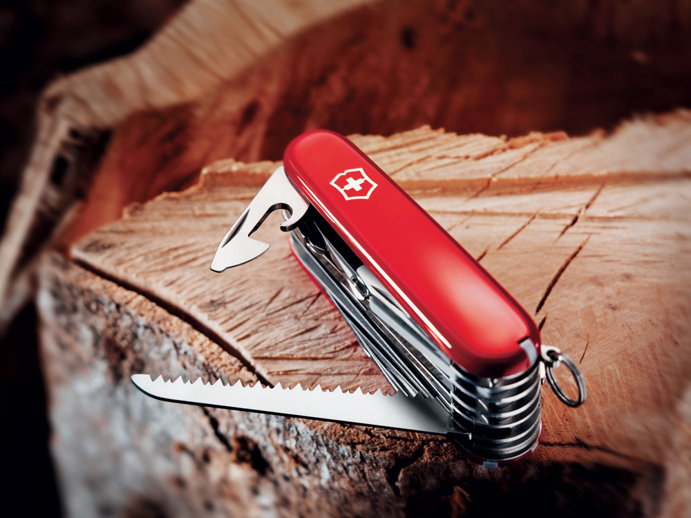 Нож перочинный VICTORINOX Swiss Champ, 91 мм, 33 функции, красный-2
