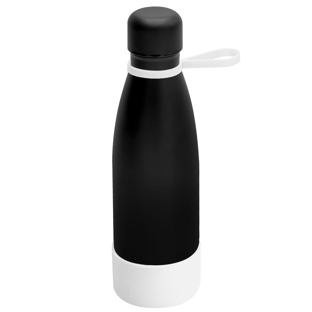 Термобутылка герметичная вакуумная Olivia To Go, Чёрный/белый-0