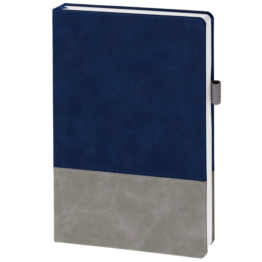 Ежедневник Horizon, недатированный, серый с синим-1