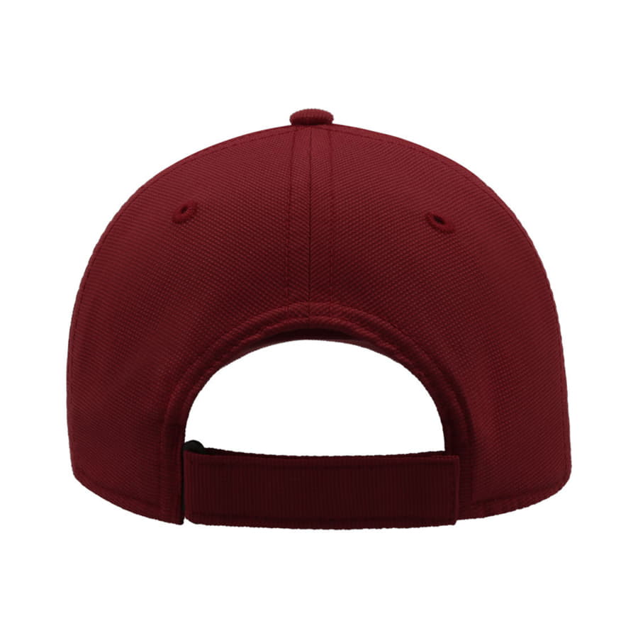 Бейсболка ESTORIL-S, 6 клиньев, застежка на липучке, бордовый-6