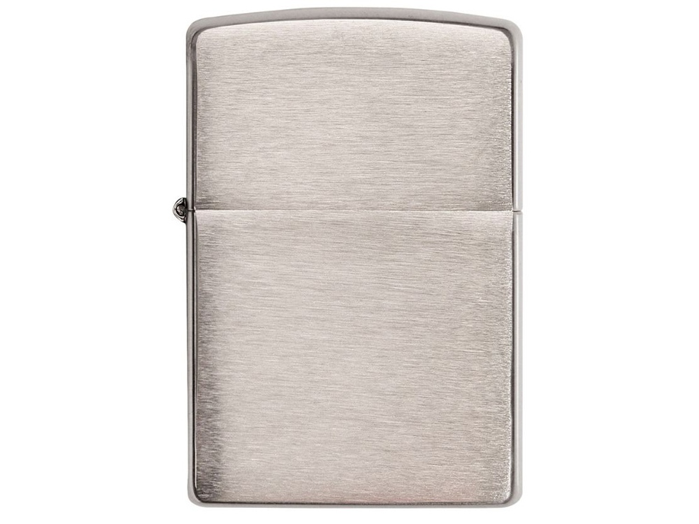 Зажигалка ZIPPO Armor™ c покрытием Brushed Chrome, латунь/сталь, серебристая, матовая, 38x13x57 мм-0