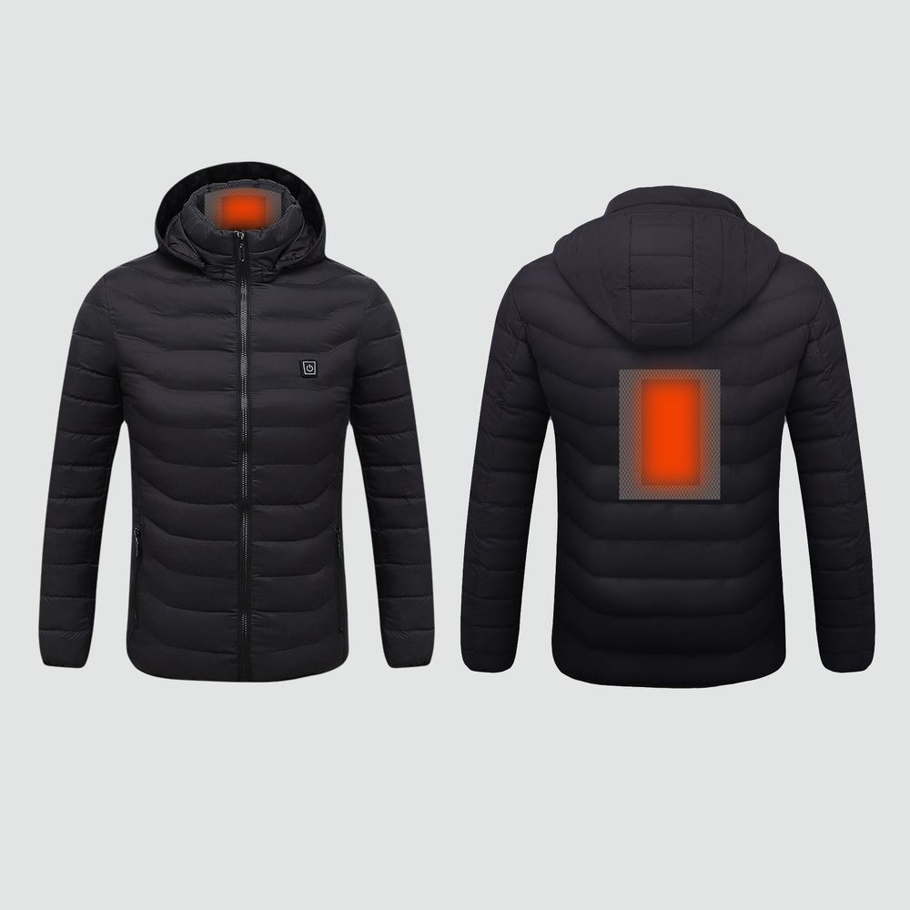 Куртка с подогревом Thermalli Chamonix, темно-синяя-8