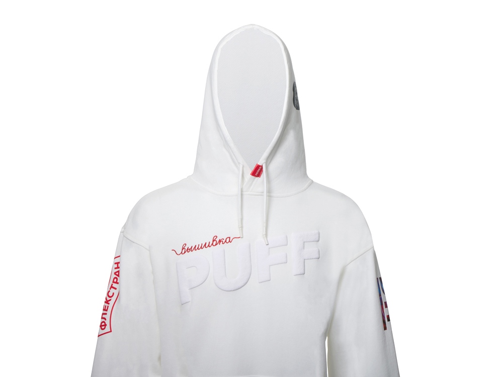 Худи оверсайз Alpha.01 унисекс, молочный, все виды нанесения на текстиле на одной толстовке-1