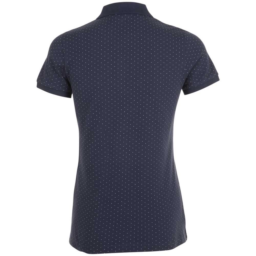 Рубашка поло женская Brandy Women, темно-синяя с белым-2