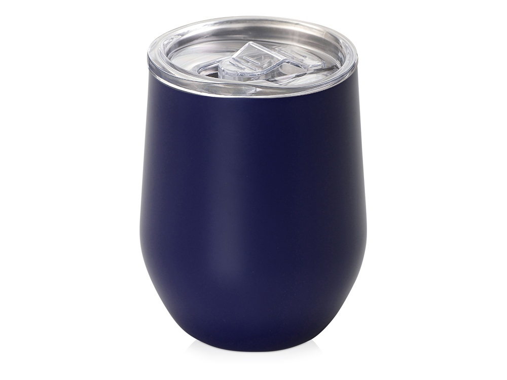 Подарочный набор c термокружкой, блокнотом, ручкой и свечкой, темно - синий-10