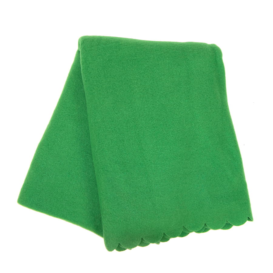 Плед PLAIN, 100х140 см,  флис 150 гр/м2,  100% полиэстер, зеленый-1