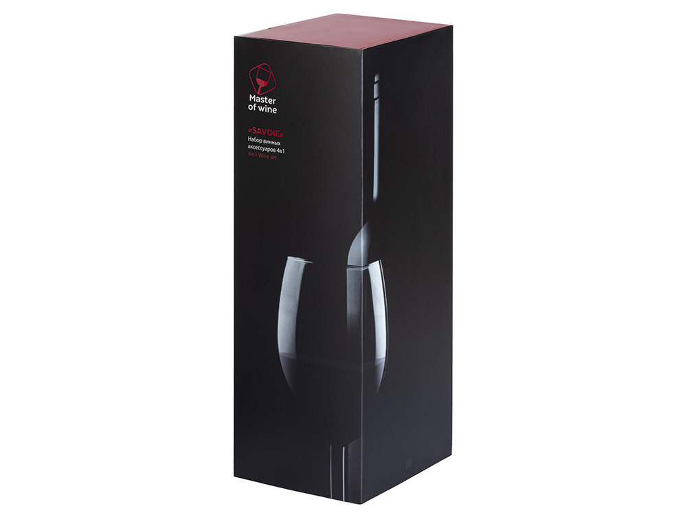 Набор винных аксессуаров 4в1 Savoie с покрытием soft touch-3