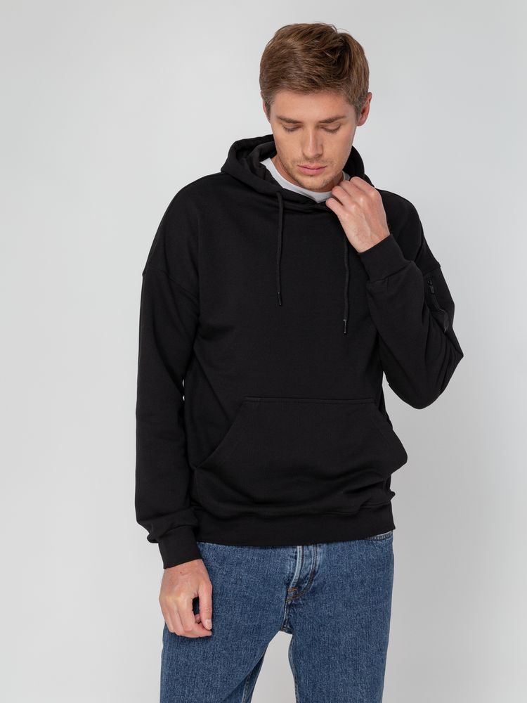 Худи унисекс Hand Some, черное-1