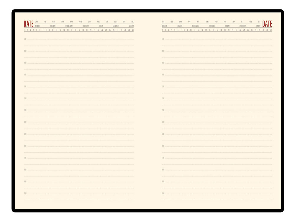 Ежедневник недатированный  А5 LONDON темно-зеленый-2