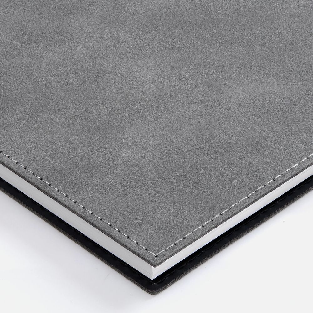 Ежедневник Notera Maxi, недатированный, серый-6