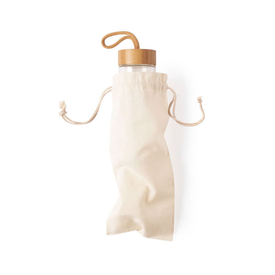 Мешочек для бутылки MARCEX, бежевый, 33x12 см, 100% хлопок, 105 г/м2, бежевый-5