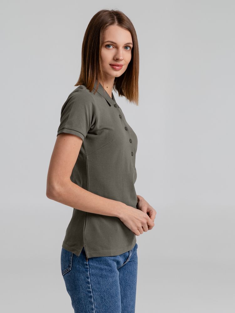 Рубашка поло женская Neptune, темно-серая-3