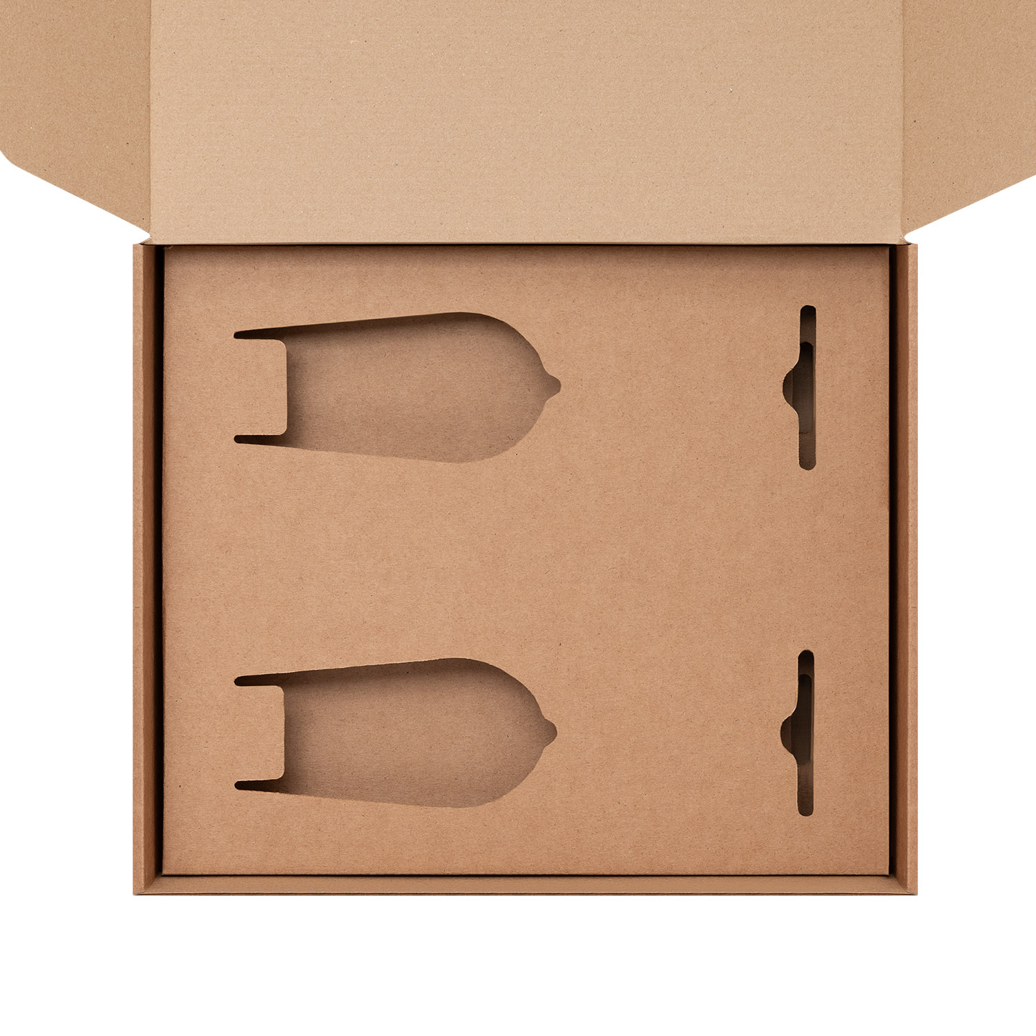 Доп. ложемент под 2 бокала для шампанского (для рифленого стекла) в универсальную коробку (арт. 21006.020)-0