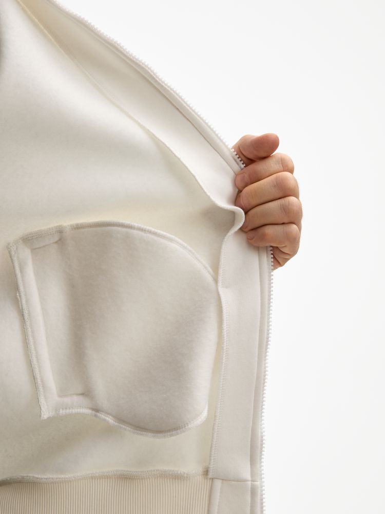 Бомбер унисекс Estado, молочно-белый-8