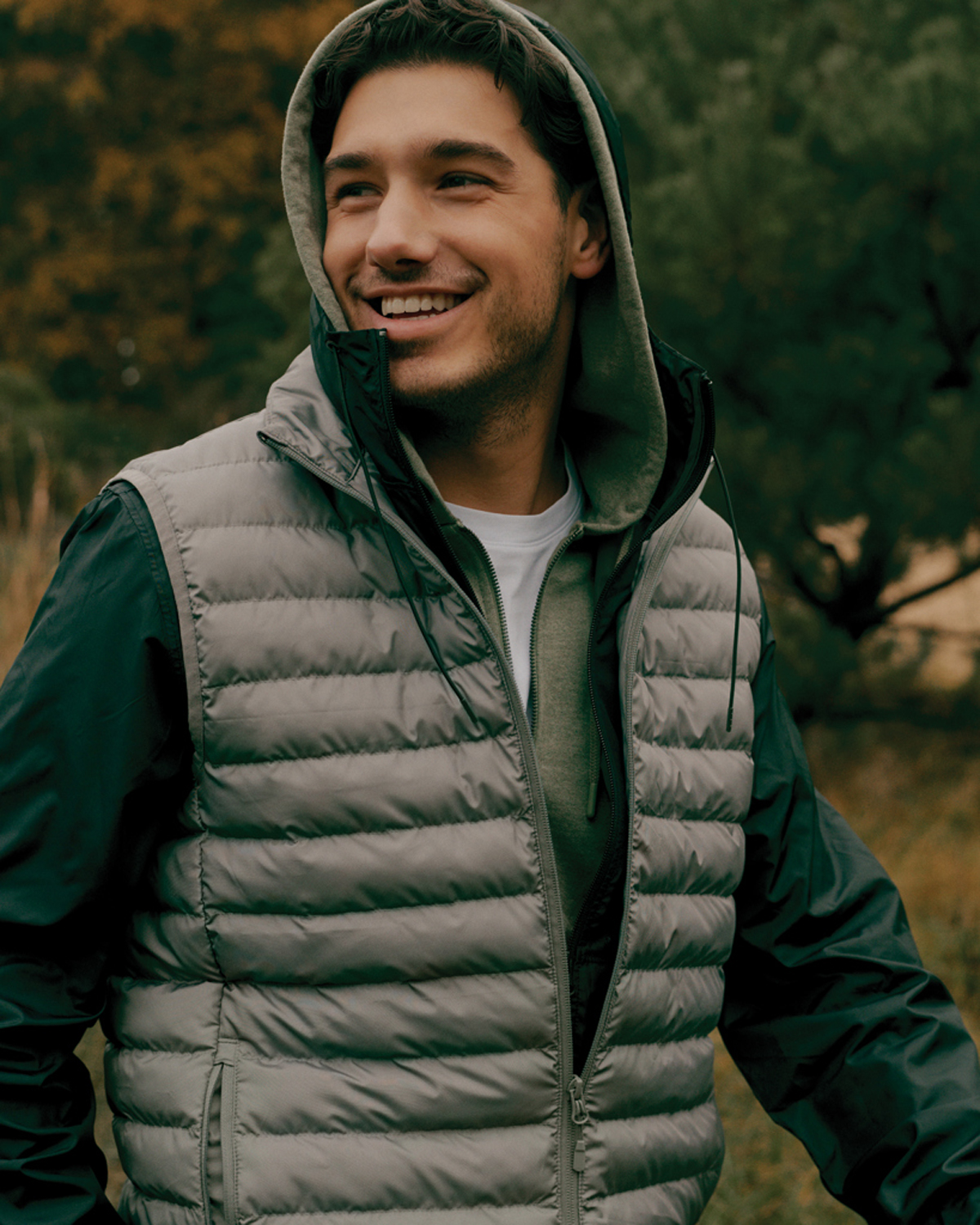 Мужской стеганый жилет Iqoniq Meru из переработанного полиэстера AWARE™, 70 г/м²-25