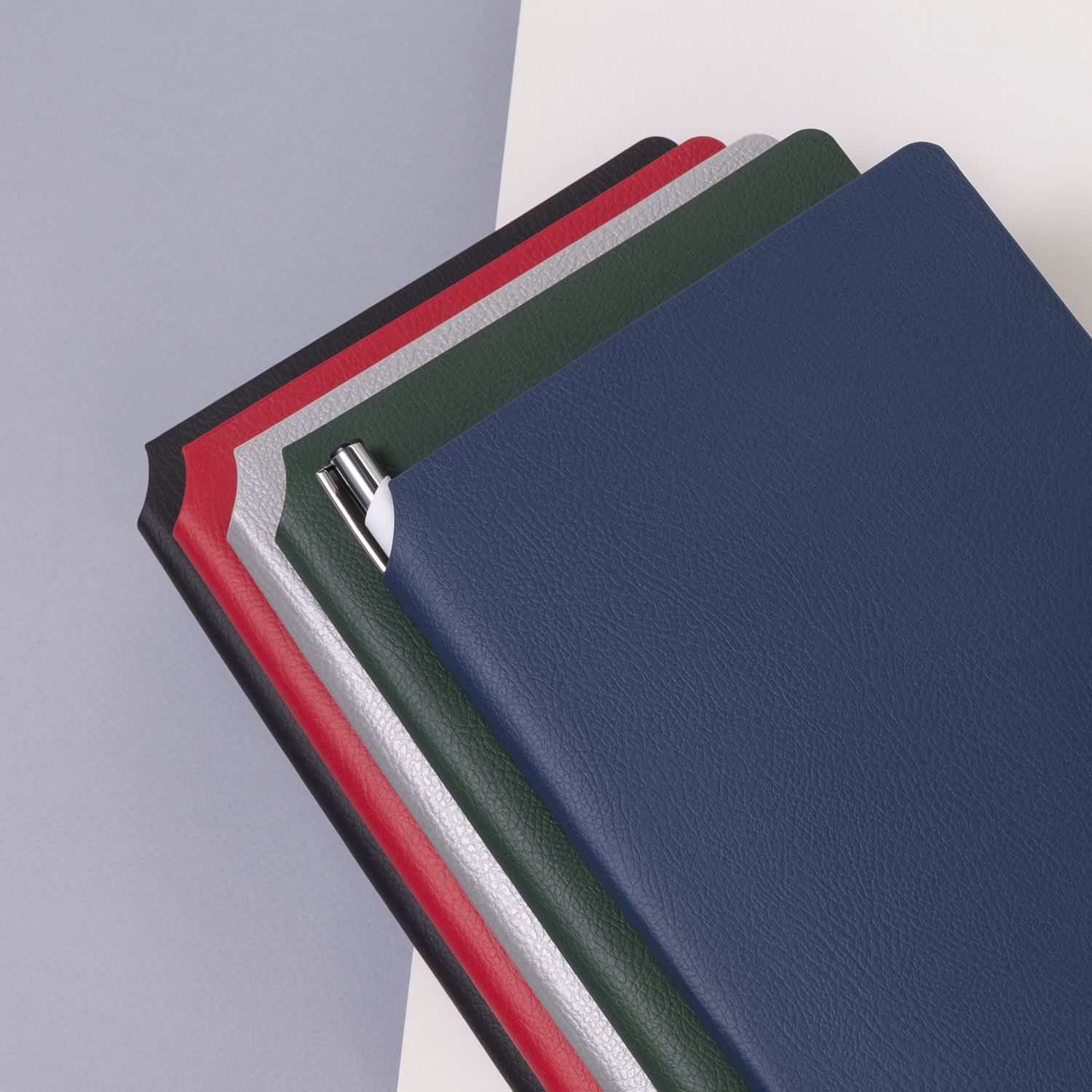 Ежедневник Молто (Molto) недатированный, серебряный-11