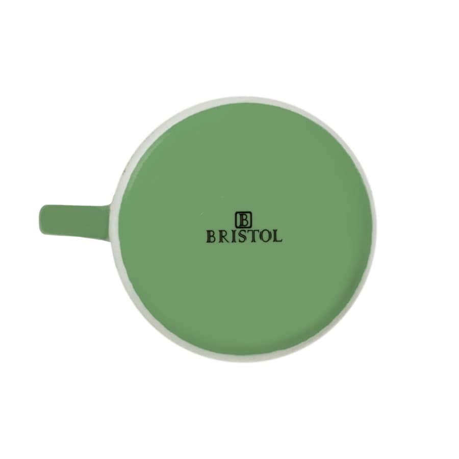 Чайная пара ICE CREAM, зеленый, белый-4