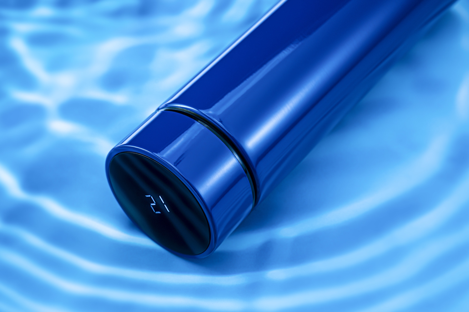 Термос Reactor с датчиком температуры (синий)-4