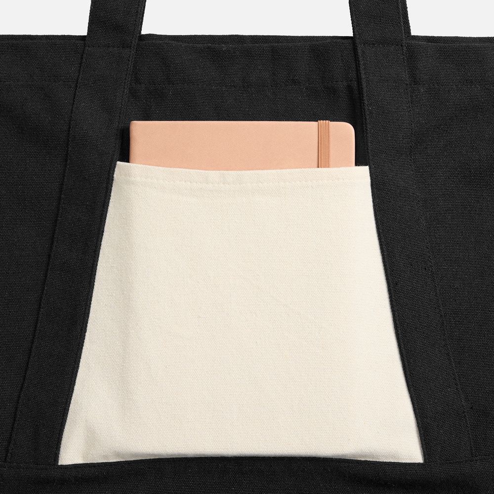 Шопер Shophop, черный с неокрашенным-2