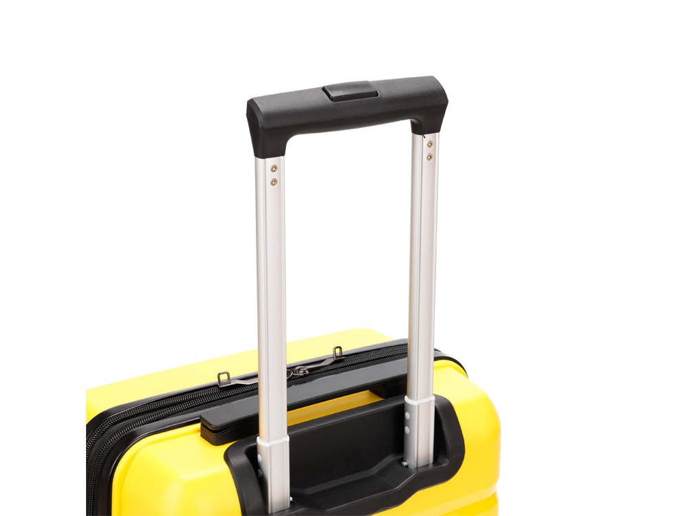 Чемодан TORBER В Отпуск, жёлтый, полипропилен, 33 х 22 х 53 см, 35 л-3